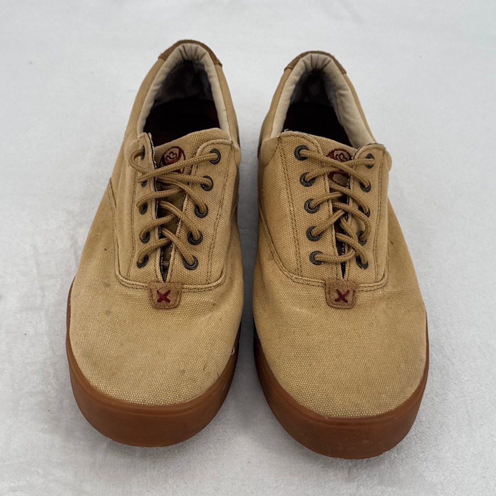 Men's Twisted X Hooey Khaki Canvas Sneakers Mens Low Top Casual
Shoes Sz 13